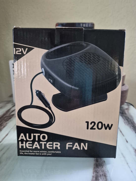 The Unbranded Brand Other - Auto Heater Fan 120W - Black